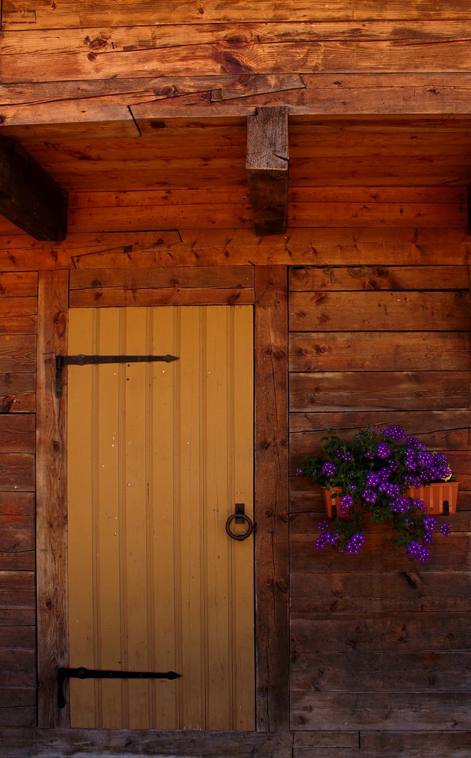 Klaipėda, Lithuania: Wooden Door