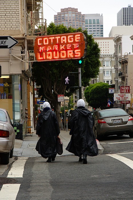 San Francisco: Nuns, liquor, and adult cinema