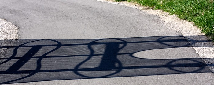 Shadow of a Railpath Sculpture