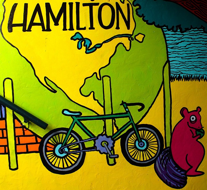 Two things that I like: Hamilton and bikes