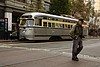 PCC Streetcar on Market St., San Francisco