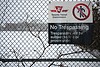 Lansdowne TTC: No Trespassing